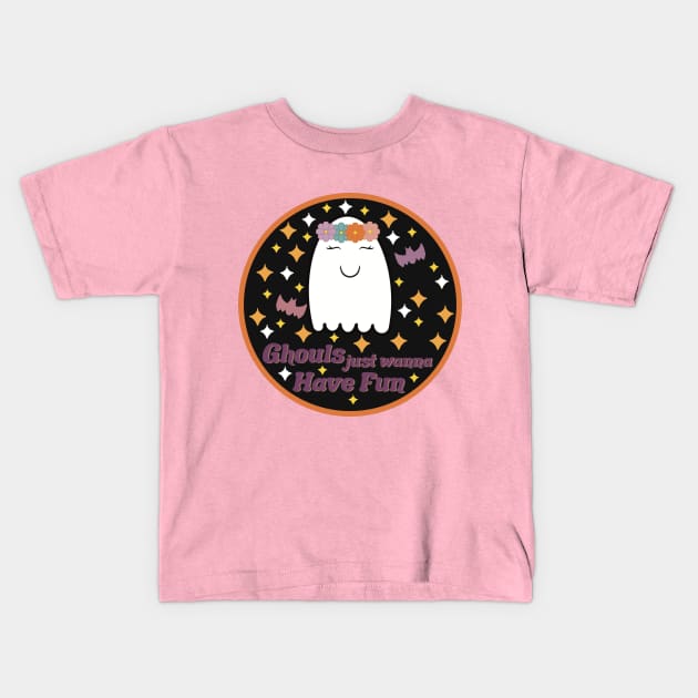 Ghouls just wanna have fun Kids T-Shirt by CyR Design Shop